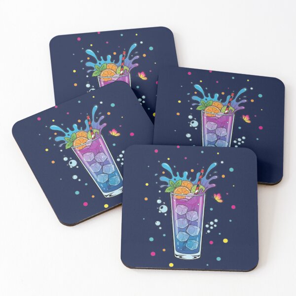 Item preview, Colorful Summer Drink – Refreshing Splash designed and sold by Dogandesighn.