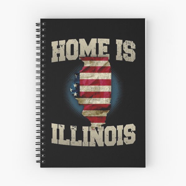Item preview, Home is Illinois USA US map gift unique fans Proud Strong Support designed and sold by djpraxis.