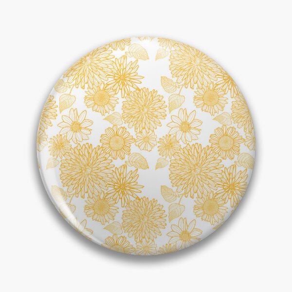 Item preview, Yellow Flower Seamless Pattern - Sunflower Daisy Floral Print designed and sold by Zaya_art.