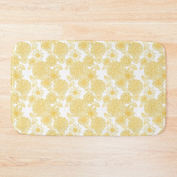 Item preview, Yellow Flower Seamless Pattern - Sunflower Daisy Floral Print designed and sold by Zaya_art.