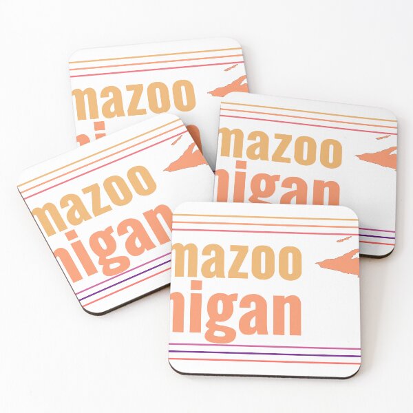 Item preview, Kalamazoo Michigan City Marked On Map designed and sold by TheIconSmith.