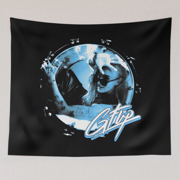 Item preview, Blue Silhouette Indie Pop Singer designed and sold by WestcoastGhostt.