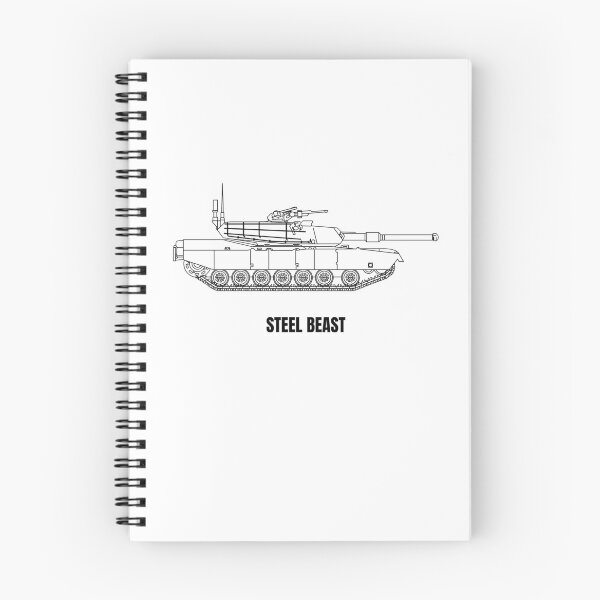 Item preview, Steel Beast - Main Battle Tank Technical Drawing designed and sold by onubi.