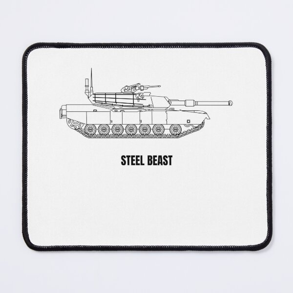 Item preview, Steel Beast - Main Battle Tank Technical Drawing designed and sold by onubi.