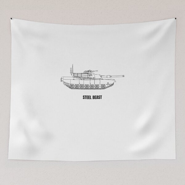 Item preview, Steel Beast - Main Battle Tank Technical Drawing designed and sold by onubi.