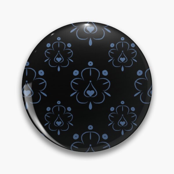 Item preview, Delicate Folk Floral Pattern Minimalist Bohemian Heart Art  designed and sold by JS.Creative.