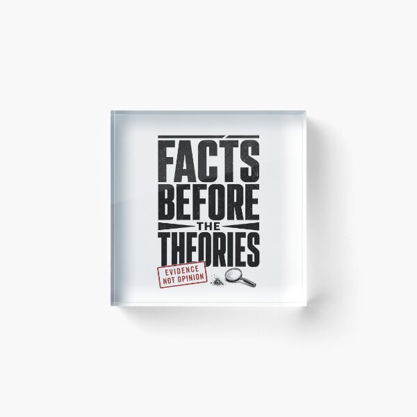 Item preview, Facts Before Theories Sherlock Holmes Evidence Not Opinion Quote designed and sold by Fenay Designs.