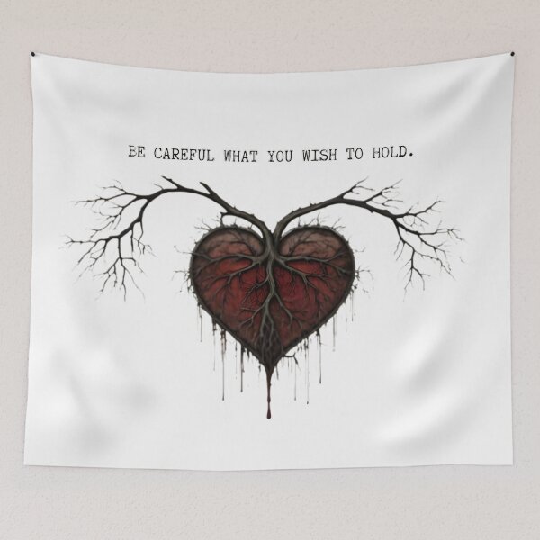 Item preview, Copy of Dark Botanical Broken Heart - Be Careful What You Wish To Hold designed and sold by tommysworks.