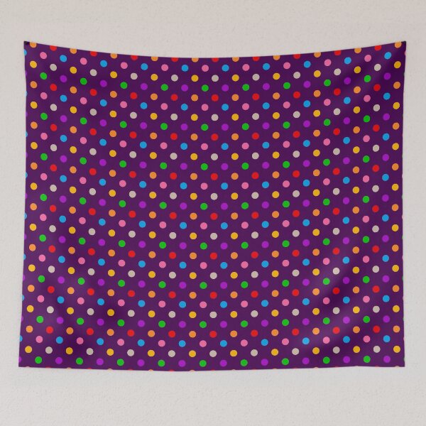 Item preview, Purple Colorful Polka Dots Design   designed and sold by PatternTitan.