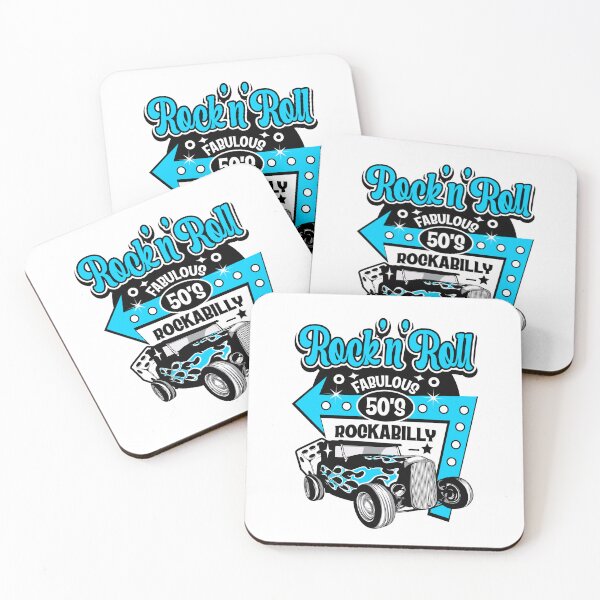 Item preview, Rockabilly Hot Rod 50s Sock Hop Party Retro Car Rock N Roll designed and sold by MemphisCenter.