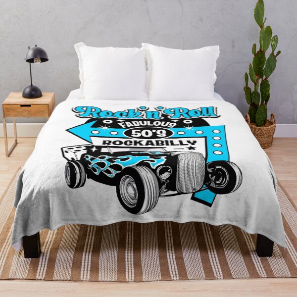 Item preview, Rockabilly Hot Rod 50s Sock Hop Party Retro Car Rock N Roll designed and sold by MemphisCenter.