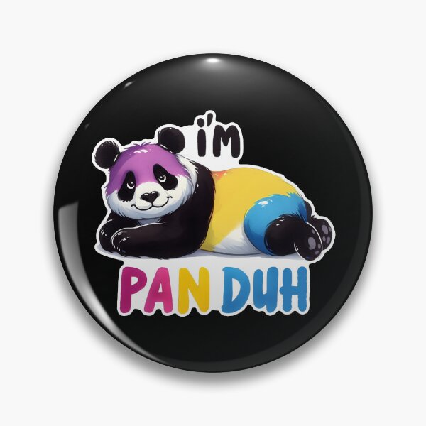 Item preview, I'm Pan Duh – Funny Pansexual Pride Panda Pride designed and sold by Canvas-Whispers.