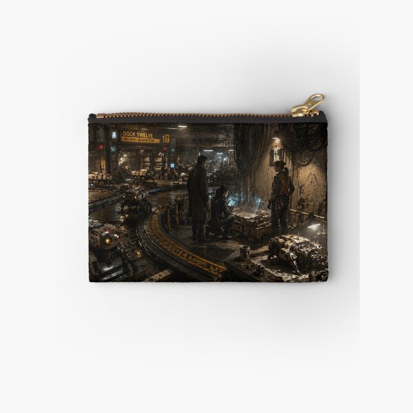 Item preview, Industrial Sci-Fi Maintenance Bay | Space Station Crawler Robot Workshop Art designed and sold by Element Horizon Studio.