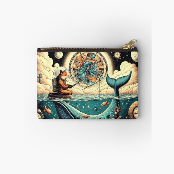 Item preview, Cosmic Fox – Fishing in Time designed and sold by Dogandesighn.
