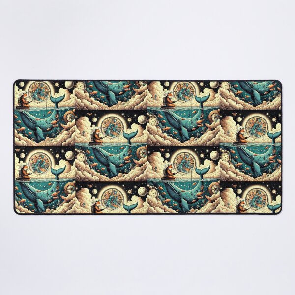Item preview, Cosmic Fox – Fishing in Time designed and sold by Dogandesighn.