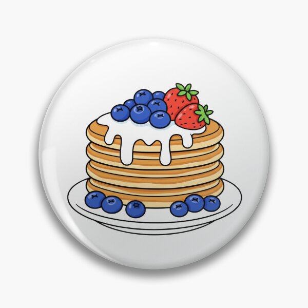 Item preview, Cute Pink Pancakes Stack with Sprinkles Cartoon designed and sold by Inka Moon Design.