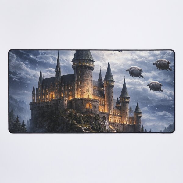 Item preview, Hogwooltz Castle on the Hill | Hogwooltz Sheepism Parody designed and sold by Thpoar.