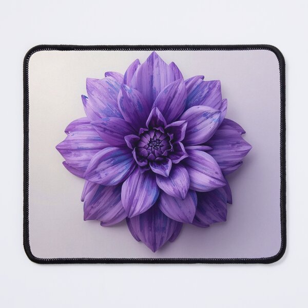 Item preview, Blooming Purple dahlia flower | Tropical Flower | Floral spring pattern designed and sold by Desolaa_Arts.