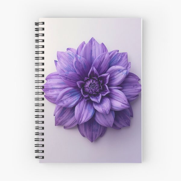 Item preview,  Blooming Purple dahlia flower | Tropical Flower | Floral spring pattern designed and sold by Desolaa_Arts.