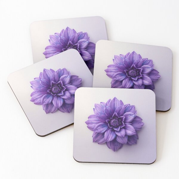 Item preview,  Blooming Purple dahlia flower | Tropical Flower | Floral spring pattern designed and sold by Desolaa_Arts.