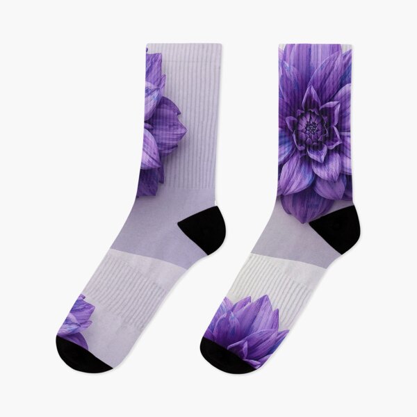 Item preview,  Blooming Purple dahlia flower | Tropical Flower | Floral spring pattern designed and sold by Desolaa_Arts.