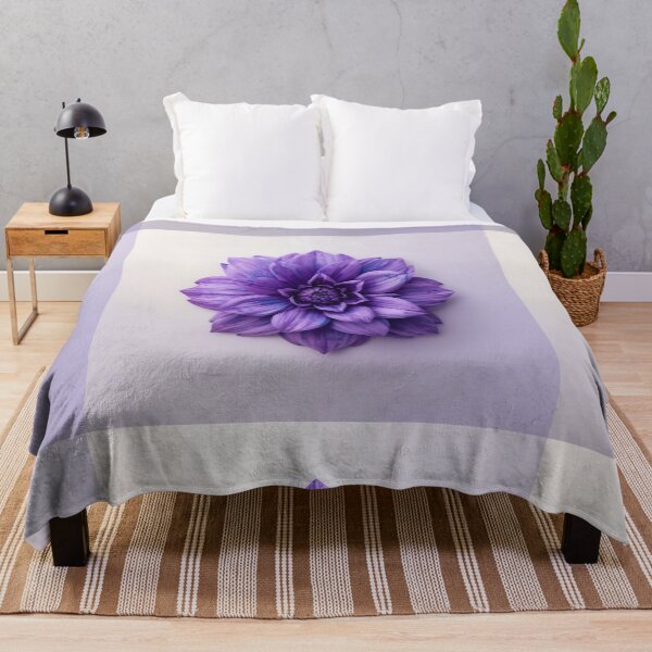 Item preview, Blooming Purple dahlia flower | Tropical Flower | Floral spring pattern designed and sold by Desolaa_Arts.