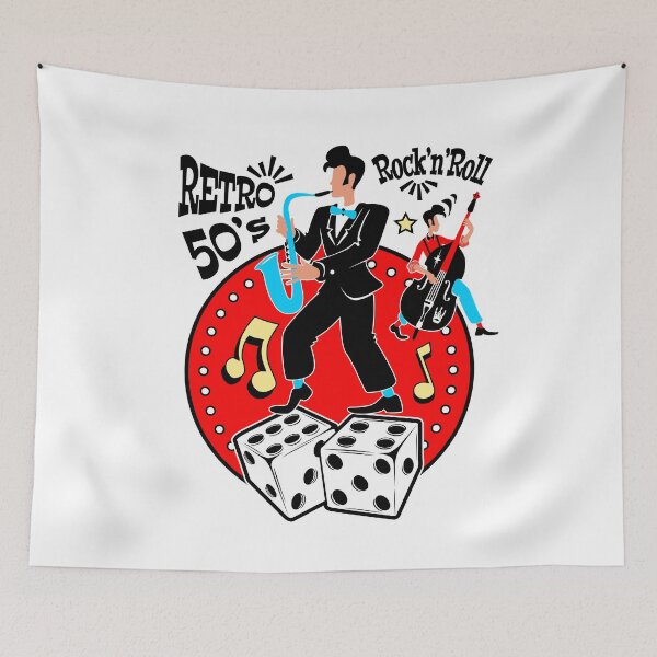Item preview, Rockabilly 50s Sock Hop Party Retro Vintage Rock N Roll 1950s designed and sold by MemphisCenter.