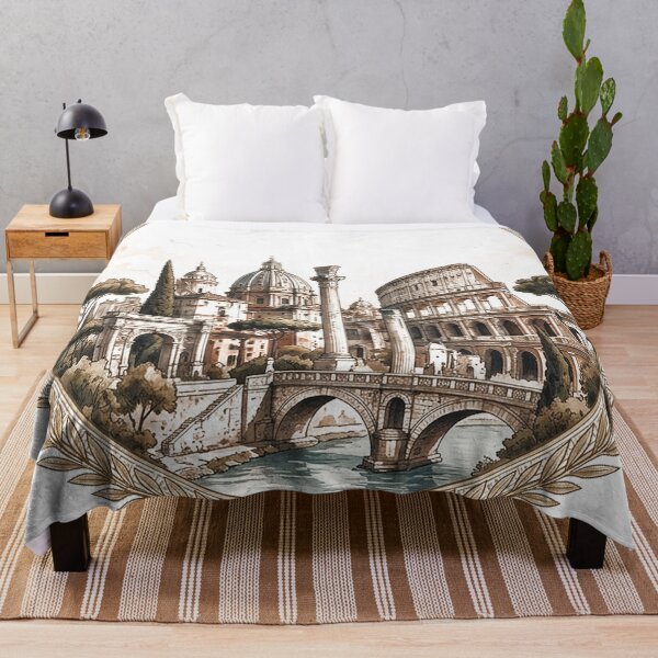 Item preview, Vintage Rome Travel Poster Illustration designed and sold by jcsstore.