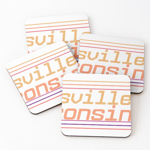 Item preview, Janesville Wisconsin City Marked On Map designed and sold by TheIconSmith.