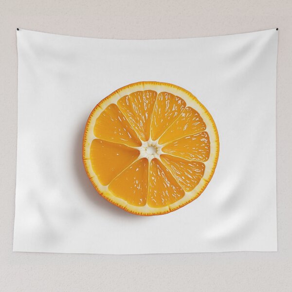 Item preview, Vibrant Orange Slice – Fresh Citrus Minimalist Photo designed and sold by profustock.