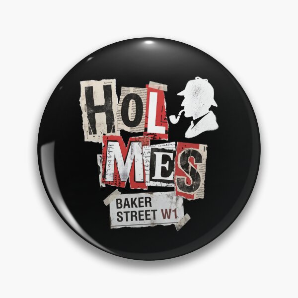 Item preview, Holmes Baker Street W1 Ransom Note Collage Mystery Art designed and sold by Fenay Designs.