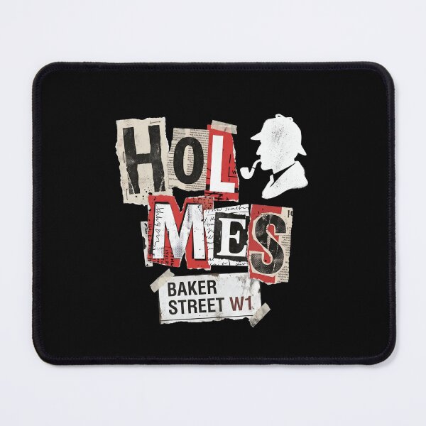 Item preview, Holmes Baker Street W1 Ransom Note Collage Mystery Art designed and sold by Fenay Designs.
