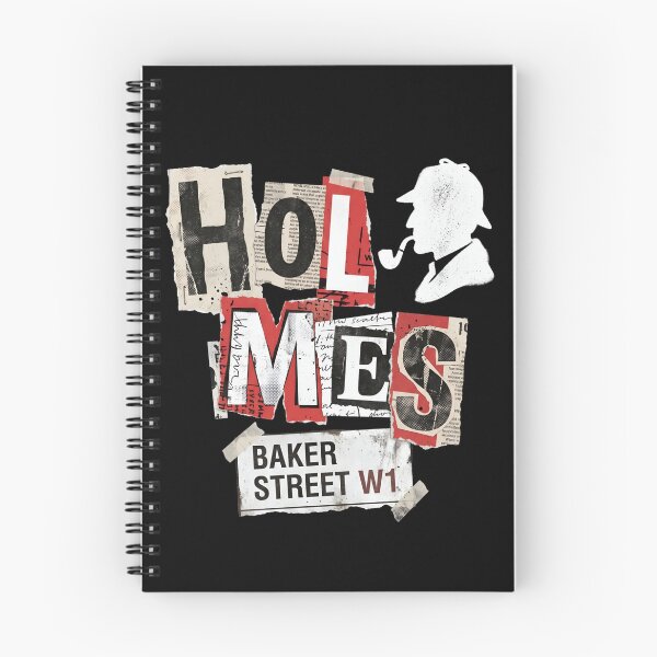 Item preview, Holmes Baker Street W1 Ransom Note Collage Mystery Art designed and sold by Fenay Designs.