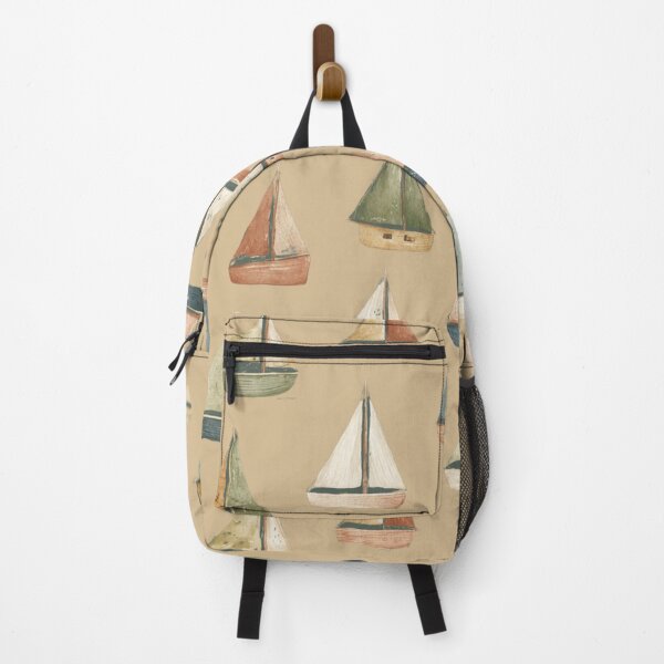 Item preview, Vintage Nautical Sailboat Pattern | Seamless Coastal Sailing Design designed and sold by Bound for Wonder.
