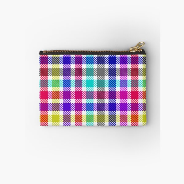 Item preview, White Bright Madras Plaid Tartan Design  designed and sold by PatternTitan.