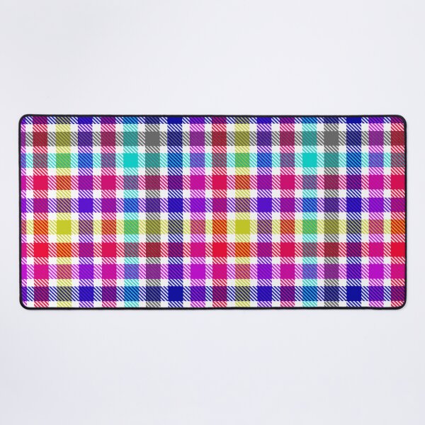 Item preview, White Bright Madras Plaid Tartan Design designed and sold by PatternTitan.