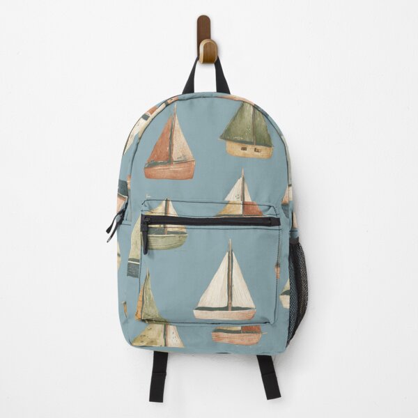 Item preview, Vintage Nautical Sailboat Pattern | Seamless Coastal Sailing Design designed and sold by Bound for Wonder.