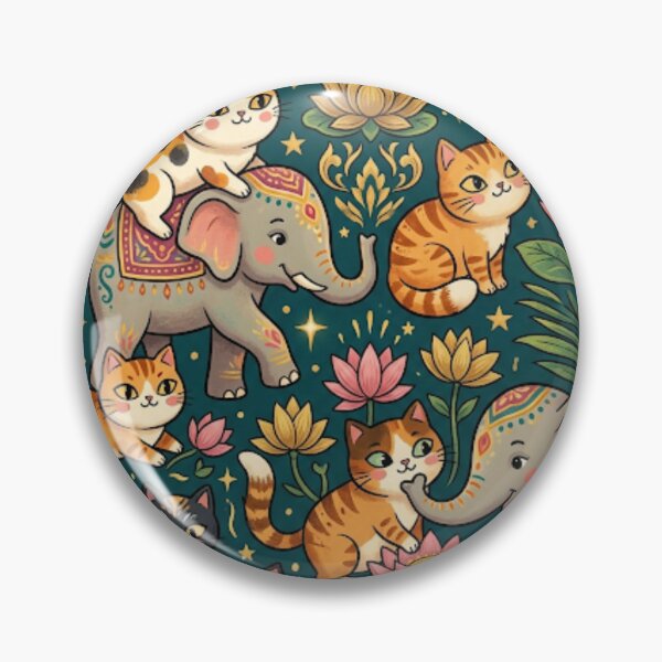 Item preview, Lotus Elephant Cat Garden designed and sold by Iampoji.