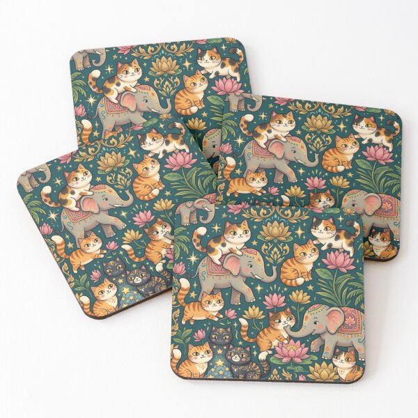 Item preview, Lotus Elephant Cat Garden designed and sold by Iampoji.