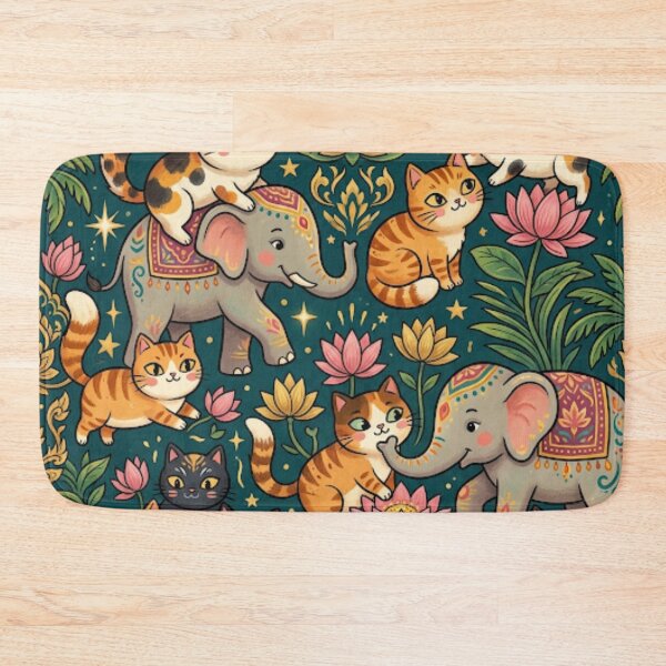 Item preview, Lotus Elephant Cat Garden designed and sold by Iampoji.