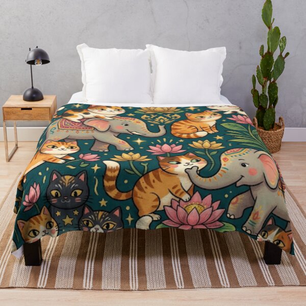 Item preview, Lotus Elephant Cat Garden designed and sold by Iampoji.