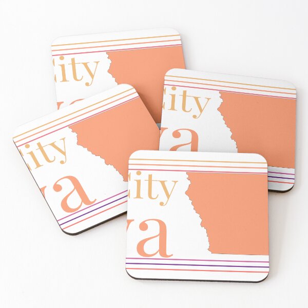 Item preview, Iowa City Iowa City Marked On Map designed and sold by TheIconSmith.