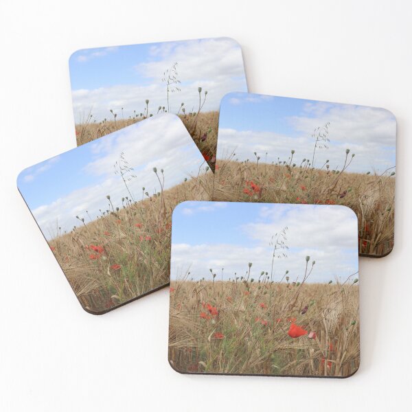 Item preview, Wheat field and poppies designed and sold by L'Atelier d'Aimee.