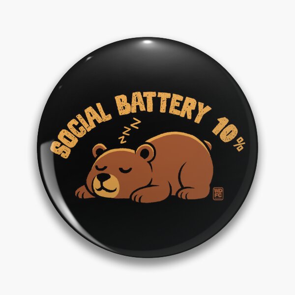 Item preview, Social Battery 10% designed and sold by World Domination For Cats ®.