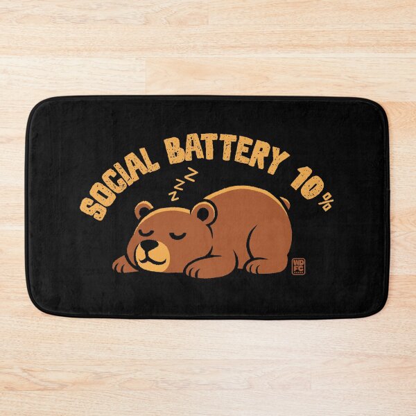 Item preview, Social Battery 10% designed and sold by World Domination For Cats ®.