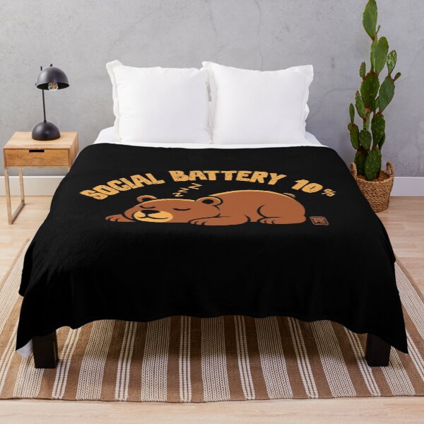 Item preview, Social Battery 10% designed and sold by World Domination For Cats ®.