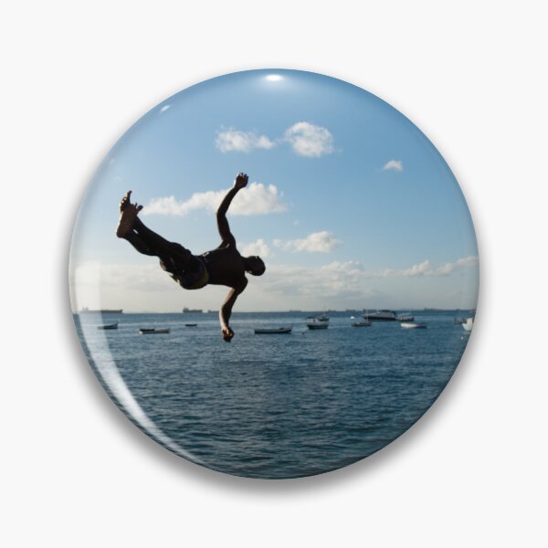 Item preview, Acrobatic Dive Over a Tropical Bay designed and sold by ThaCriações.