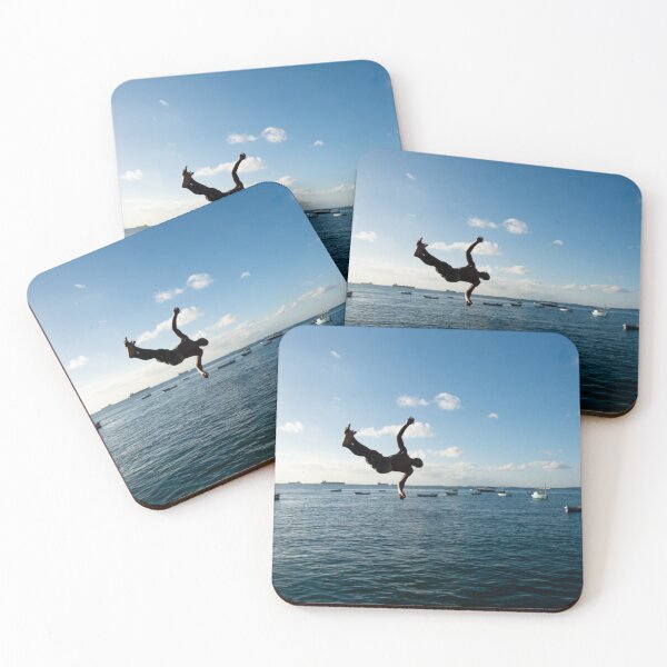 Item preview, Acrobatic Dive Over a Tropical Bay designed and sold by ThaCriações.