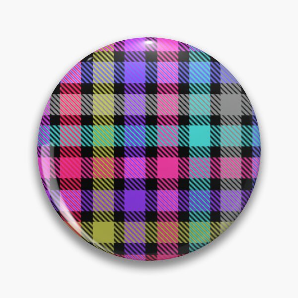 Item preview, Black Bright Madras Plaid Tartan Design  designed and sold by PatternTitan.