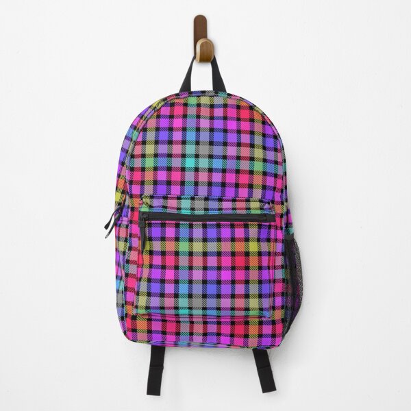 Item preview, Black Bright Madras Plaid Tartan Design designed and sold by PatternTitan.